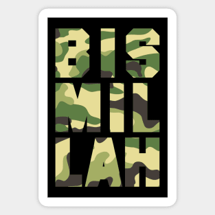 BISMILLAH (Camouflage) Sticker